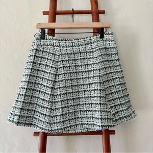 The Limited Mint Green/Black Tweed Mini Skirt (EUC, Size S)